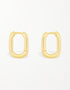 Sterling Silver Hinged Hoops with Gold or Platinum Plating